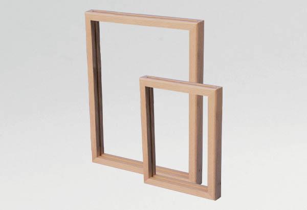Socle pour cadre en bois de hêtre - 120 x 20 x 20 cm
