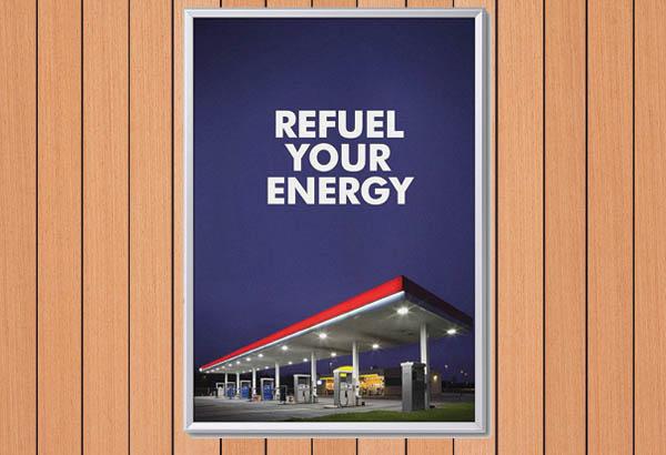 Cadre clippant mural en aluminium profil 32 mm - Format A0 - Coins carrés