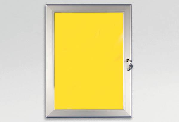 Vitrine 1 face avec profil de 37 mm en aluminium pour extérieur - Format A1