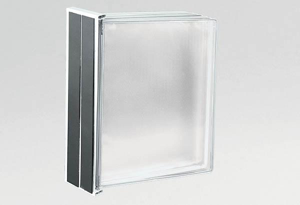 Porte-pochettes mural magnétique en métal laqué blanc - 10 pochettes A4 gris