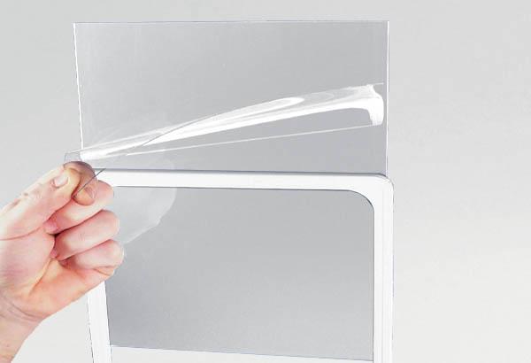 Pochette de protection en PET transparent pour cadre - Format A4 - Spécial extérieur