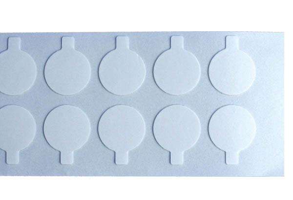 Lot de 1000 pastilles adhésives CARTACK® 511 T en mousse (languette préhension) - Ø 19 mm