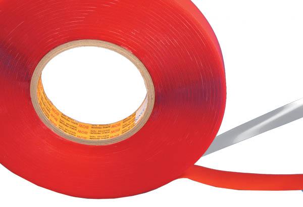 Double face CARTACK® 705 T en acrylique transparent - 12 mm x 33 m