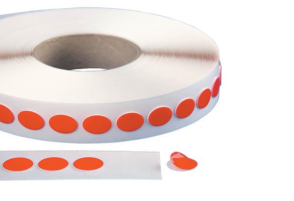 Lot de 1000 pastilles adhésives CARTACK® 390 en mousse blanche - Ø 20 mm