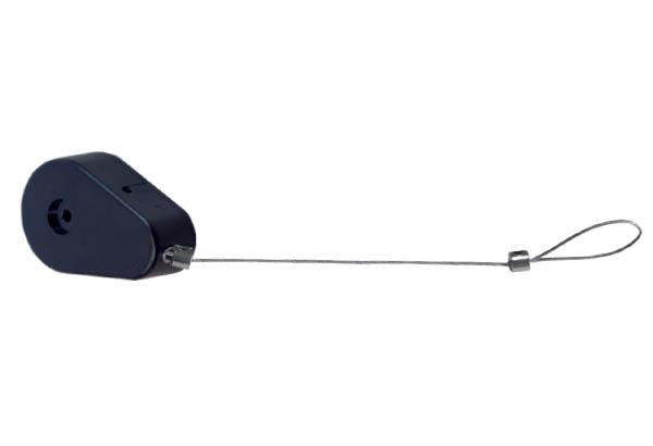 Système PULL BOX avec base adhésive et oeillet - Câble extensible jusqu'à 1000 mm