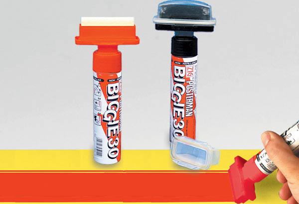 Marqueur craie Posterman® - Pointe rectangulaire de 50 mm noire