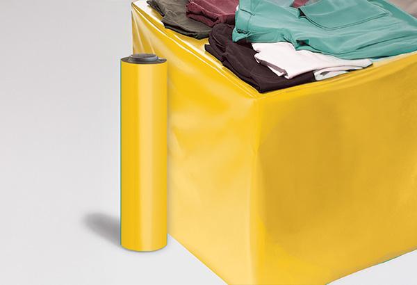 Rouleau de laquefolie® uni de 130 cm x 50 m - Jaune or