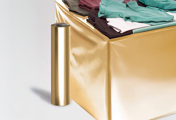 Rouleau de laquefolie® uni de 130 cm x 50 m - Or