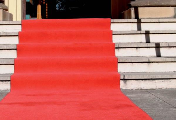 Rouleau moquette Carfloor® 950 uni de 200 cm x 30 m - Rouge