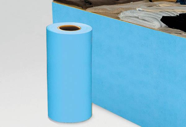 Rouleau cache - jupe palette Calcolor® uni de 60 cm x 100 m - Bleu ciel