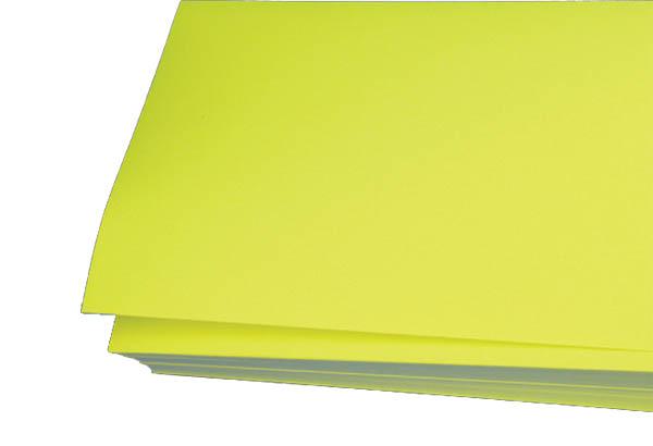 Papier affiche jet d'encre jaune fluo 1 face de 100g - Format A4