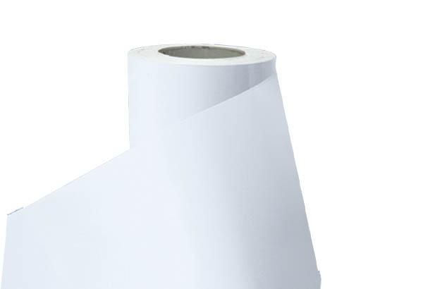 Bobine de vinyle adhésif jet d'encre blanc mat de 145μ - 914 mm x 30 m