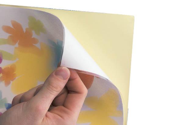 Pochettes à plastifier brillantes avec dos adhésif - Format A6 - 80µ