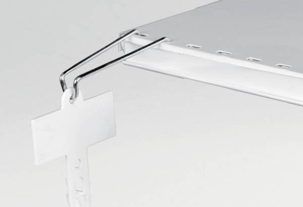 Attache tablette métallique format "Drapeau"