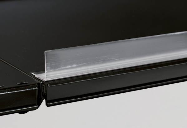 Profil butée adhésif sans plot de fixation - Hauteur 30 mm - 25 x 1325 mm