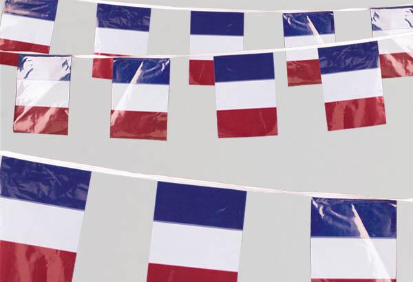 Guirlande à thème de 10 m et 26 fanions - France