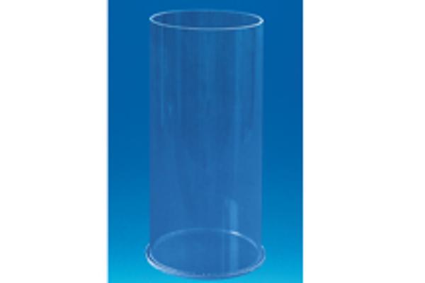 Tube distributeur acrylique de diamètre 9 cm - Hauteur 10 cm