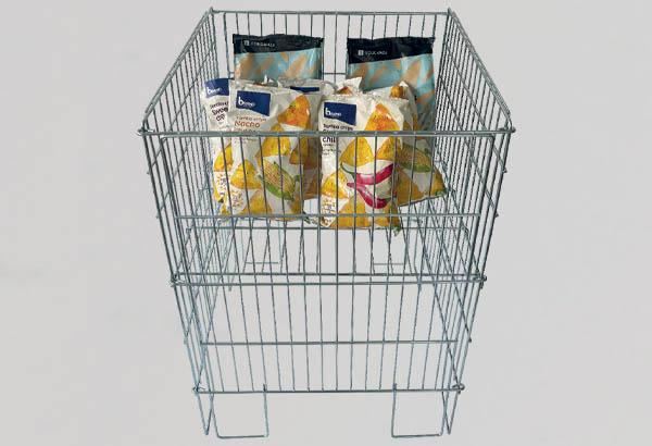 Bac soldeur carré en fil métal ajustable - 775 x 530 x 530 mm