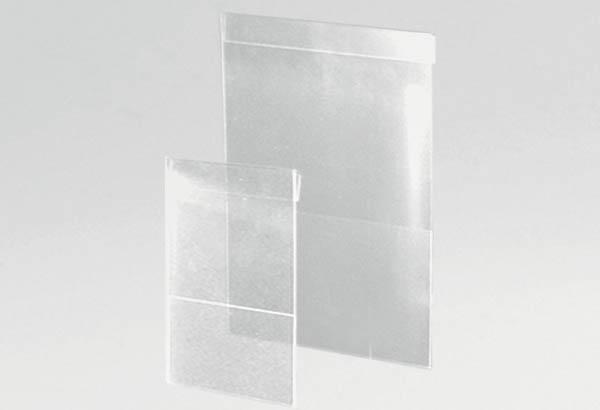 Pochette transparente pour bac soldeur carré - Format A4 - 210 x 297 mm