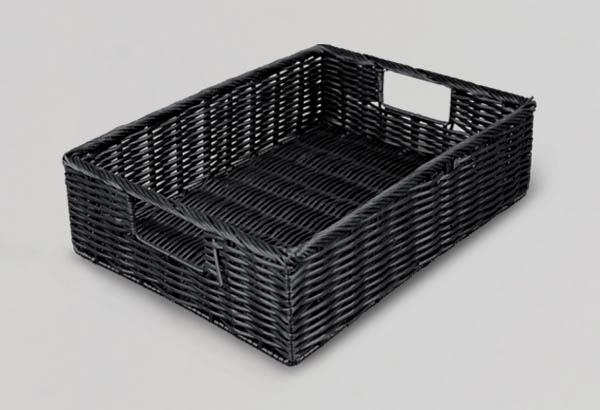 Panier polypropylène noir