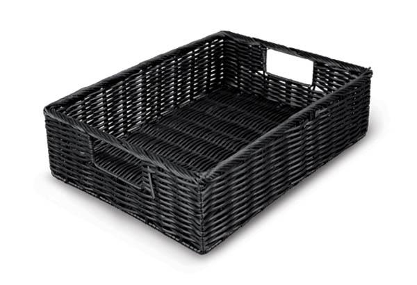 Manne poignet polypropylène noir sur structure métal epoxy - 400 x 300 x 100 mm