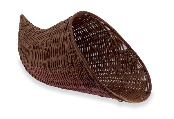 Panier licorne fil polypropylène marron sur structure inox - 810 x 410 x 400 mm