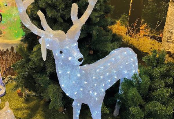 CERF LUMINEUX 200 LEDS H 119  CM