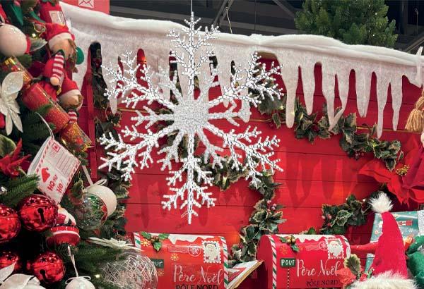 SUJET FLOCON NEIGE 31 CM