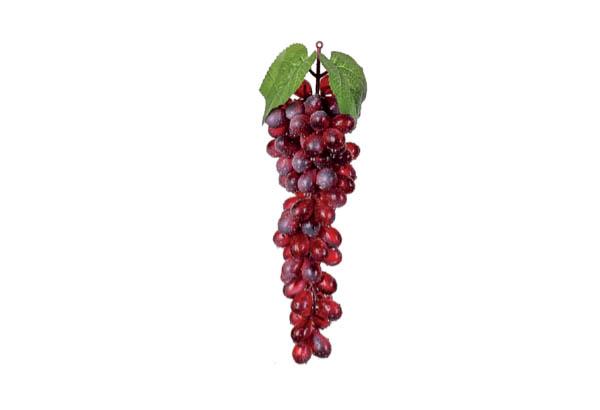 GRAPPE DE RAISINS ROUGE 30 CM 85 PC