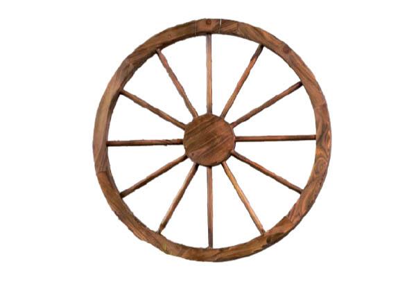 ROUE EN BOIS DIAM 70 CM