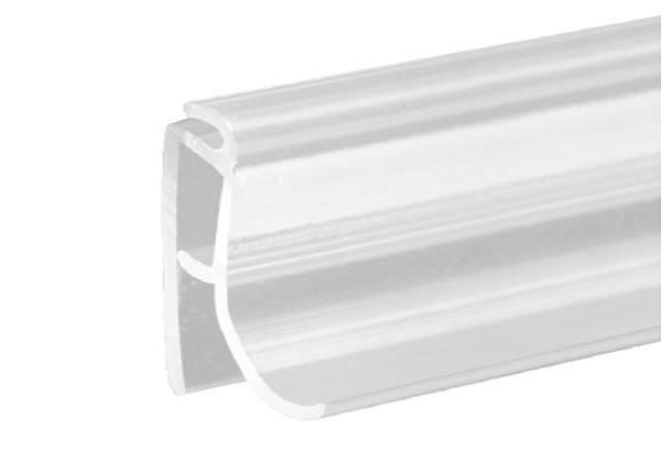 Profil clippant pour crochet en PVC - Longueur 800 mm