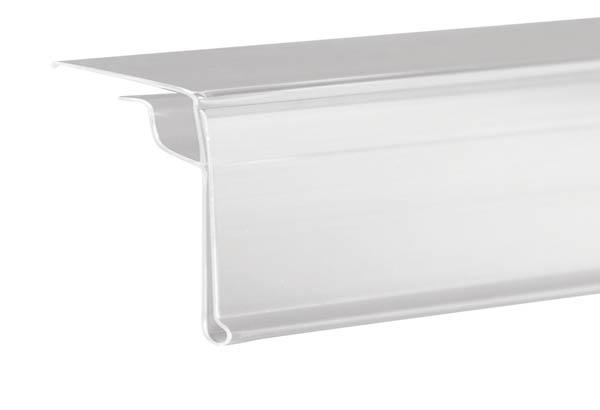 PE extrudé transparent pour tablette verre de 5 à 10 mm d'épaisseur - 50 x 1000 mm