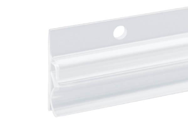 Profil clippant perforé en PVC - Longueur 1200 mm Profil clippant perforé en PVC - Longueur 1200 mm