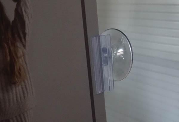 Grip en T ventouse en 45 mm - Base de Ø 42 mm