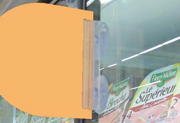 Grip en T ventouse en 45 mm - Base de Ø 42 mm