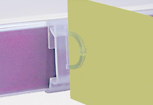 Accroche clip drapeau - Profils porte étiquette de 32 et 40 mm