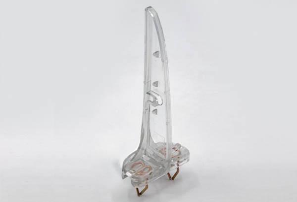 Pied Shark® avec entraxe de 23 mm pour tablettes perforées - 48 x 25 x 108 mm