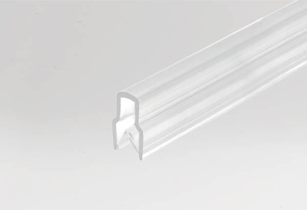 Profil pinçant pour support de 1 à 3 mm - Longueur 300 mm
