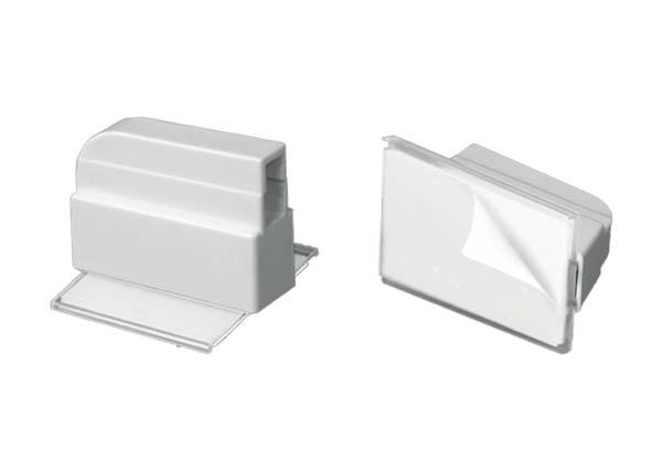 Base adhésive à poser blanche pour potence