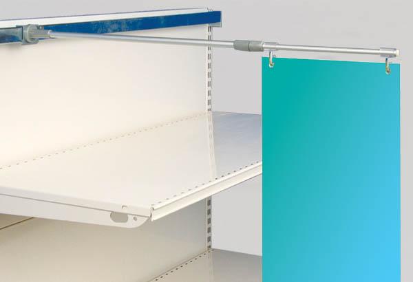 Potence aluminium pour barre de charge télescopique