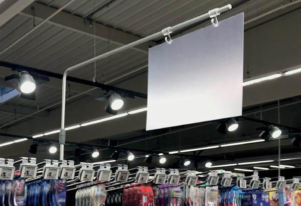 Potence murale réhaussée avec bloc magn télescopique - De 380 à 570 mm