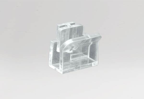 Clip droit pour porte fronton serre-joint - Pour panneau de 5 mm