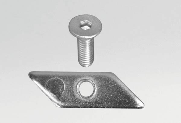 Ecrou de fixation en aluminium pour rail