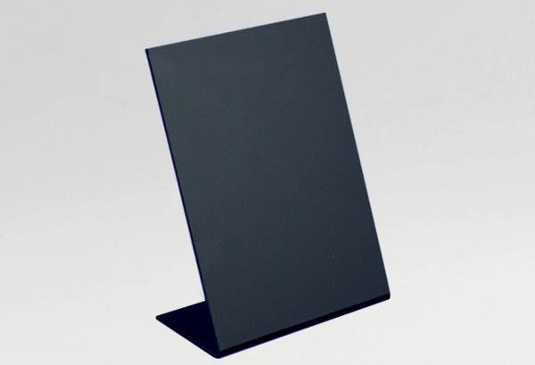 Porte-visuel incliné en ardoisine - Format A7 - Vertical