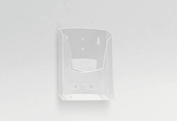 Porte-brochures 1 bac mural en polystyrène - Format A5 - Vertical