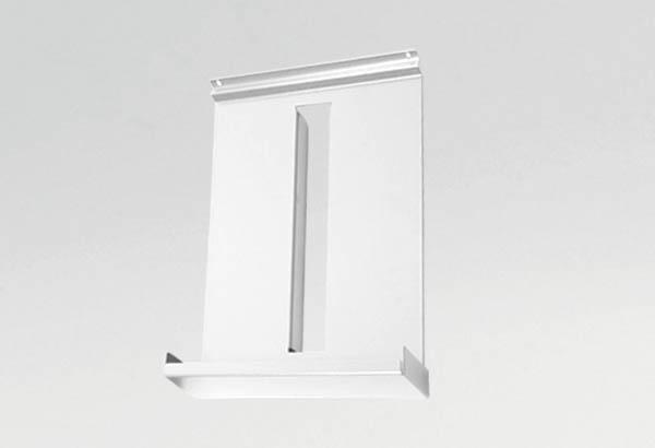 Porte brochures bac en métal - Format A4