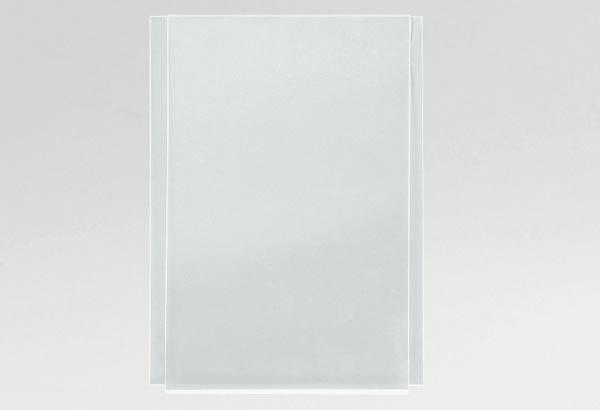 Porte affiche simple plexi transparent pour système câble - Format A3 - Vertical