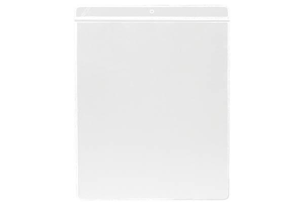 Pochette à suspendre 1 perforation PVC transparente - Format A5 - Vertical