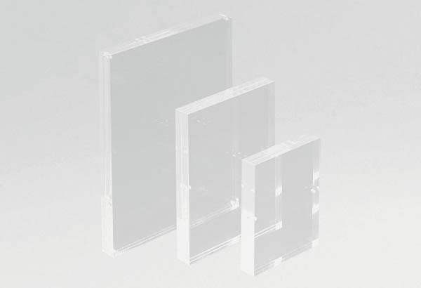 Porte visuel 2 faces en plexi transparent - Format A4 - Vertical ou Horizontal