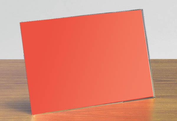 Porte-visuel incliné en PET transparent - Format A4 - Horizontal